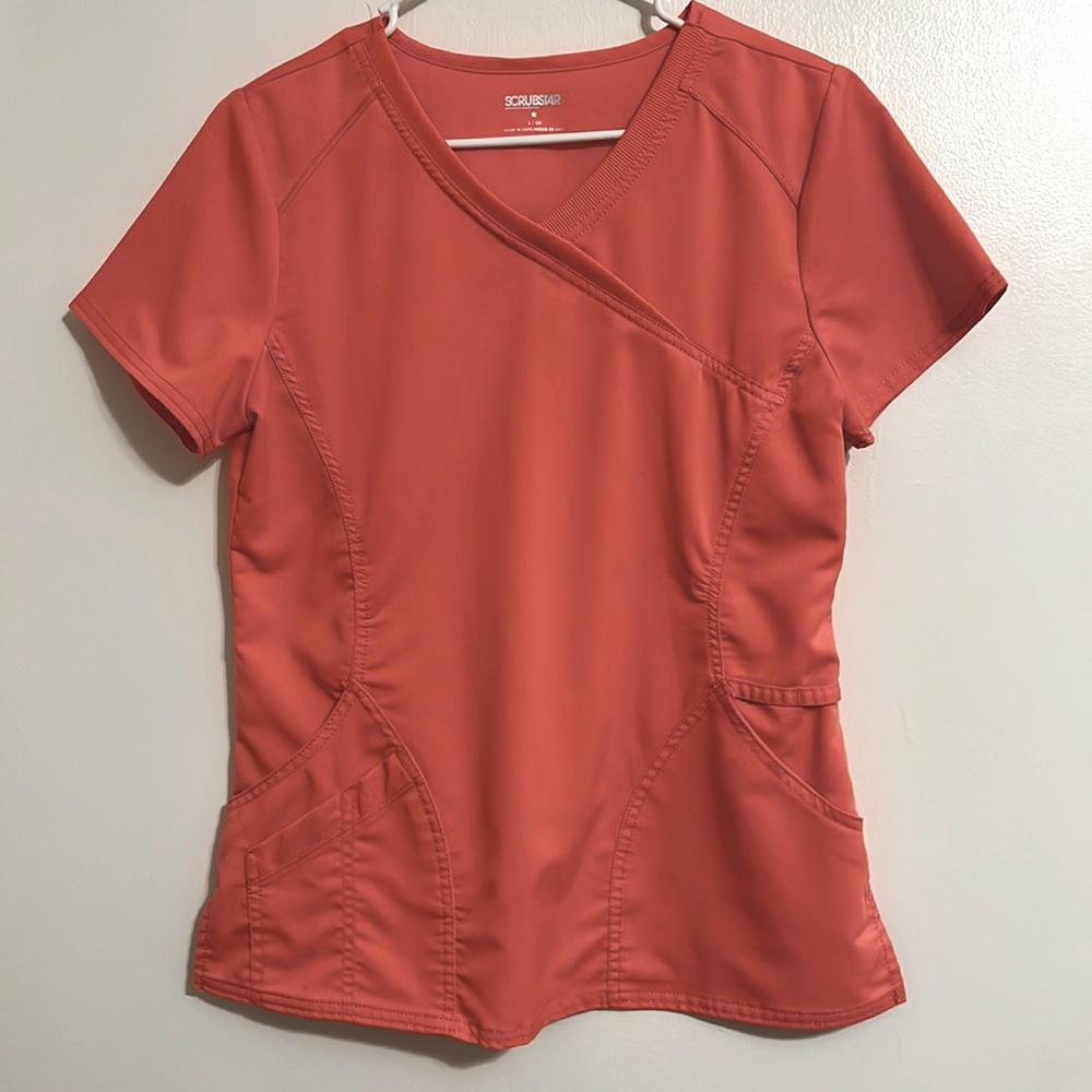 Womens Scrubstar 2 pocket scrub top